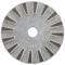 Polishing Abrasive Pad, 16 Inch Dia000 Grit, 600 Rpm, Wet, 4 1/8 Inch Blade Length