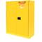 Flammable Safety Cans Storage Cabinet, Self-Close/ Latch, Sliding Door, 45 Gallon