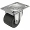 Swivel Plate Caster, 2 Inch Dia, 2 13/16 Inch Height, Swivel Caster