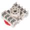 Relay Socket, 16 A Rating, Surface Socket Mounting, 8 Pins, A Socket, Std, Finger Safe