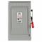 Safety Switch, Fusible, 60 A, Single Phase, 240 Vac, Galvanized Steel, Indoor/Outdoor