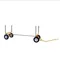 Wheel Lumber And Pipe Cart, All Terrain, Capacity 2000 Lbs