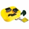 Eye & Facewash Station, Wall Mounted, Plastic, Yellow