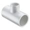 Reducer Tee, Socket, Schedule 40, Fabricated, 16 x 8 Size, PVC