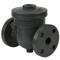 Swing Check Valve, With Indicator, Flanged, FKM, 3/4 Size, Polypropylene