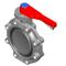 Lug Insert Butterfly Valve, EPDMver Handle, SS Lug, 1-1/2 Size, CPVC