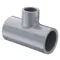 Reducer Tee, Socket, Schedule 80, 6 x 2-1/2 Size, CPVC