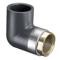 Transition Elbow, 90 Deg., Socket x FPT, Schedule 80, 3/4 Inch Size, PVC