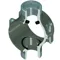 Special Reinforced Clamp-On Saddle, Double Outlet, FKM, SS, 10 x 4 Inch Size, PVC