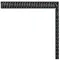 Black Steel Rafter Square, 24 Inch x 16 Inch Size