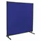 Welding Screen, Vinyl, 6 ft Height, 8 ft Width, Blue, 1 Inch Size Frame