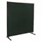 Welding Screen, Vinyl, 6 ft Height, 6 ft Width, Green, 1 Inch Size Frame, Green