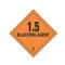 Dot Label 4 Inch H Black/orange - Pack Of 500