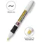 Pump Action Marker Oil Based Fiber Tip, White