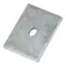 Square Washer, 3/8 Inch Size, Electrogalvanized