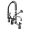 Mini Pre-Rinse Faucet unit, 8 Inch Swivel Nozzle, Lever Handles