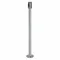 Single Belt Receiver Post, 40 1/2 Inch Height, Stainless Steel, Satin Chrome