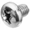 Phillips Drive Pan Head Screw, PK 25, #6-32 Thread Size, 2 Inch Length