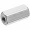 Hex Standoff, M3-0.5 Thread Size, 10 mm Length, Stainless Steel, Plain, 6 mm Hex Width