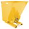 Self Dumping Hopper, Heavy Duty, 2.5 cu. yd., 6000 Lb., Yellow, Steel