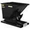 Self Dumping Hopper, Light Duty, 0.5 cu. yd., 2000 Lb., Black Semi Gloss, Steel