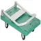 Plastic Platform Truck, 500 Lb. Capacity, 33 x 21 Inch Size