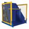 Electric Hydraulic Box Dumper, 6000 Lb. Capacity, 60 Inch Dump Height, Blue, Steel