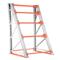 Steel Reel Rack Starter Kit, 10000 Lb. Capacity, White/Orange/Blue