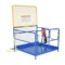 Work Platform With 84 Inch Extended Back, 48 x 48 Inch Size, 1000 lb., Blue, Steel