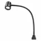 Task Light, Gooseneck, LED, 460 lm Max Brightness, 5000K-Down Base, 22 to 26V DC