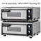 Stacking Kit For The Wpo100, Single Deck Oven Size, Pizza Plates, 1 Baking Chambers