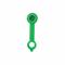 Grease Fitting Cap, Plastic, Green, 1 21/32 Inch Overall Length, Long, 10 PK