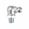 Standard Grease Fitting, M6 x 1 Size, 90 Deg. Bend, Zinc-Plated Steel, Pack Of 10