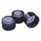 Phenolic Cap, 33-430 mm Labware Screw Closure Size, Screw On, Black, 100Pk