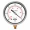 Industrial Vacuum Gauge, 30 to 0 Inch Size Hg, 6 Inch Size Dial, 1/4 Inch Size NPT Male