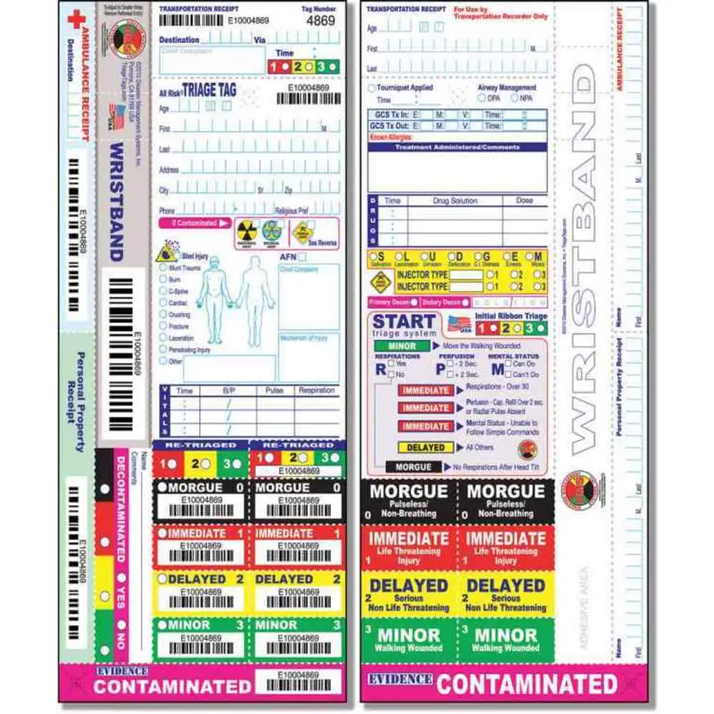 DMS Incident Command and Triage Supplies