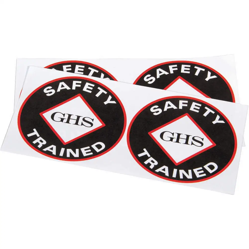 GHS SAFETY Non Hazardous and Hazardous Waste Labels