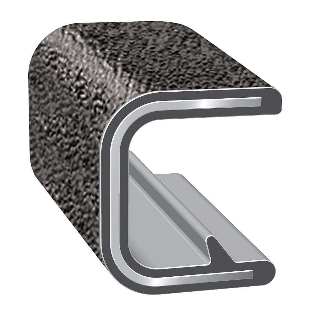 TRIM LOK INC 100B3X3 / 16-100 Randafwerking aluminium clip 0.36 inch breedte 100 voet | AA2BMY 10C938