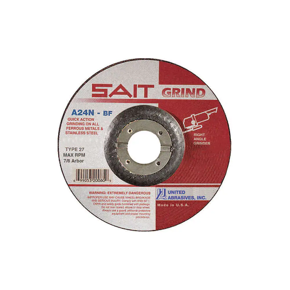 UNITED ABRASIVES-SAIT Depressed Center Wheels