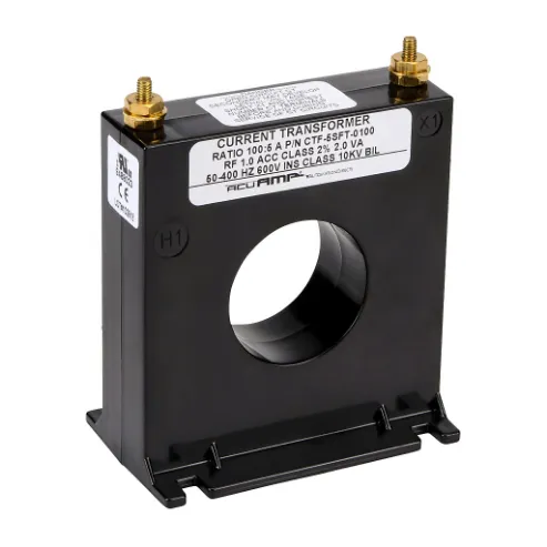 AC Current Transformer, Solid Core, 100A Primary, 5A Secondary