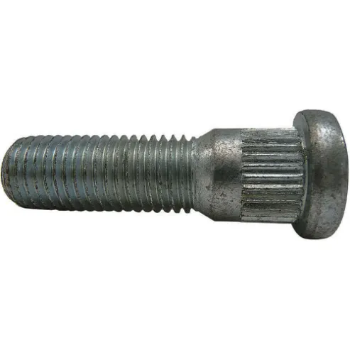 Wheel Bolt, Zinc, M12-1.25 Thread Size, 46mm Length, 25Pk