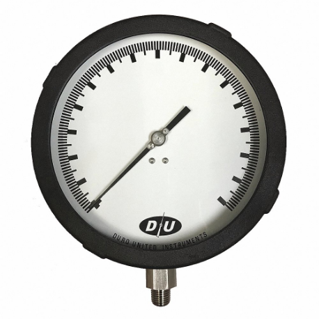 Industriële vacuümmeter, achterflens, 30 tot 0 inch maat Hg, 6 inch maatwijzerplaat