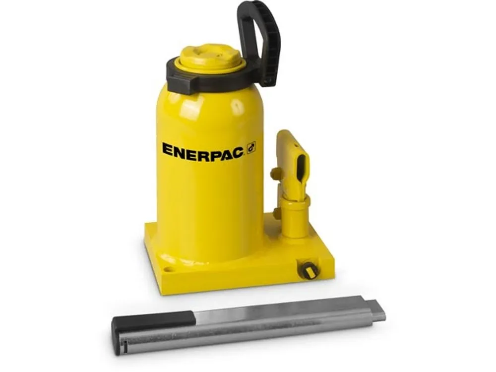 ENERPAC GBJ020A Hydraulic Steel Bottle Jack, With 20 Ton Lifting Capacity | CE9ZTM 55PV46