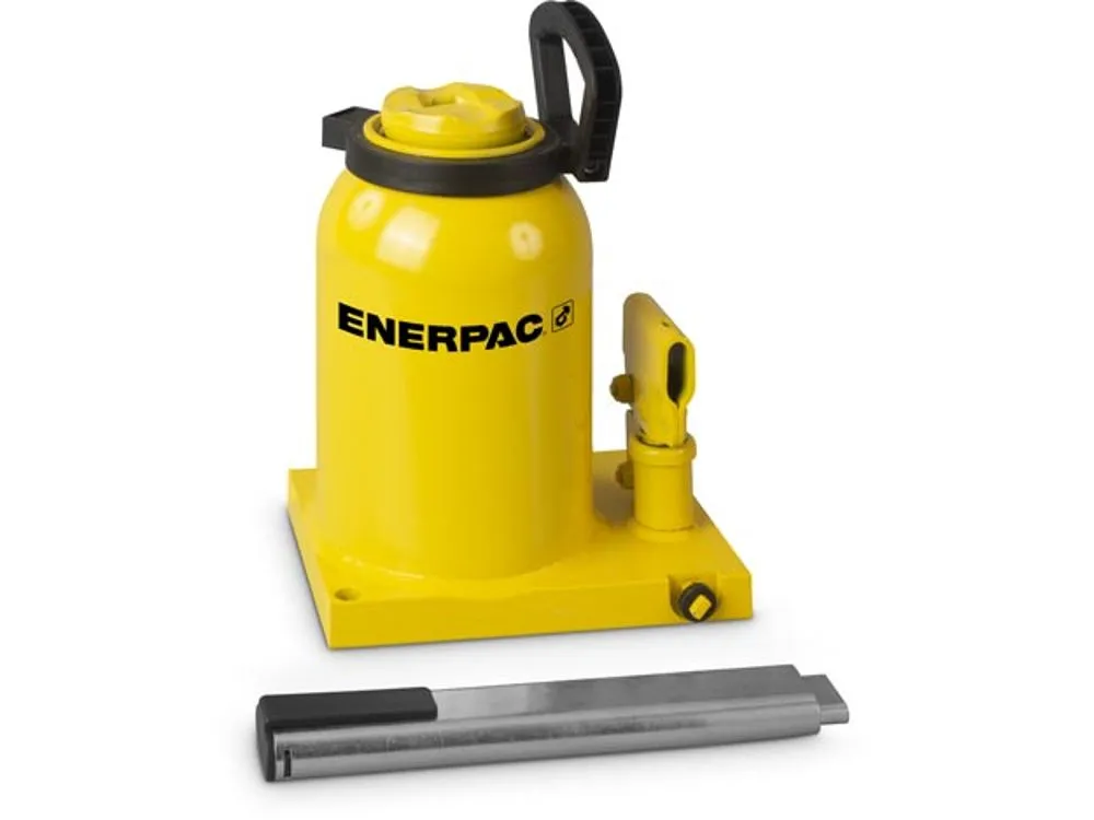 ENERPAC GBJ030A Hydraulic Steel Bottle Jack, With 30 Ton Lifting Capacity | CE9ZTK 55PV47