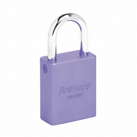 Aluin Slockout-hangslot, Ka, paars, gelijksluitend, paars, 1 verpakkingsgrootte