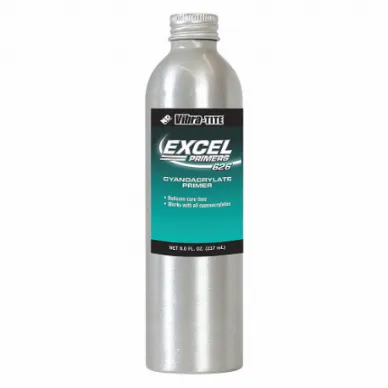 Primer, Excel 626, 8 Fl Oz, Bottle, Clear/Amber