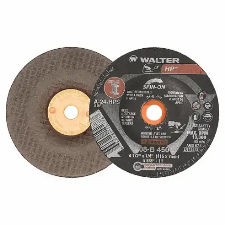 WALTER SURFACE TECHNOLOGIES Depressed Center Wheels